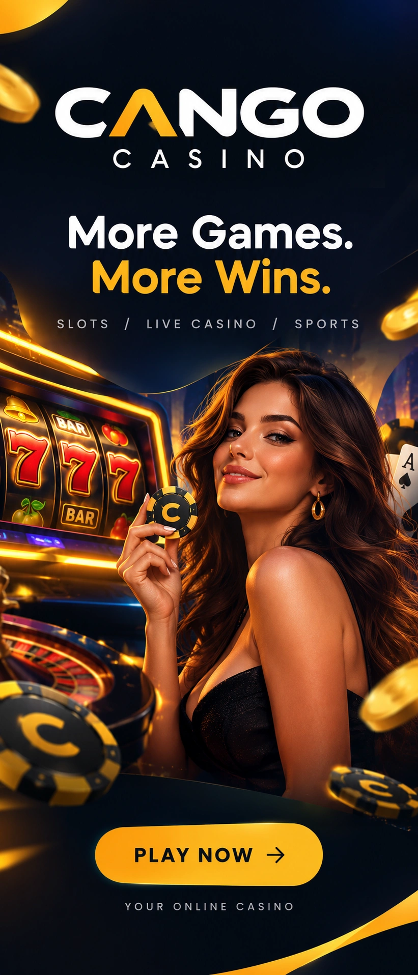 Cango casino affiliate landing preview